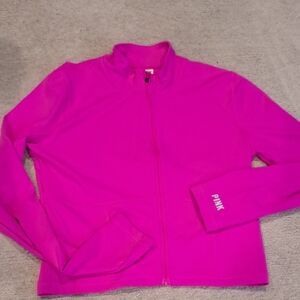 Vibrant Pink Zip-Up Jacket